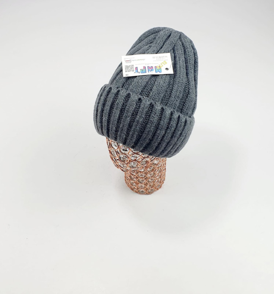 Шапка Март крупновяз. Гамма (графит)